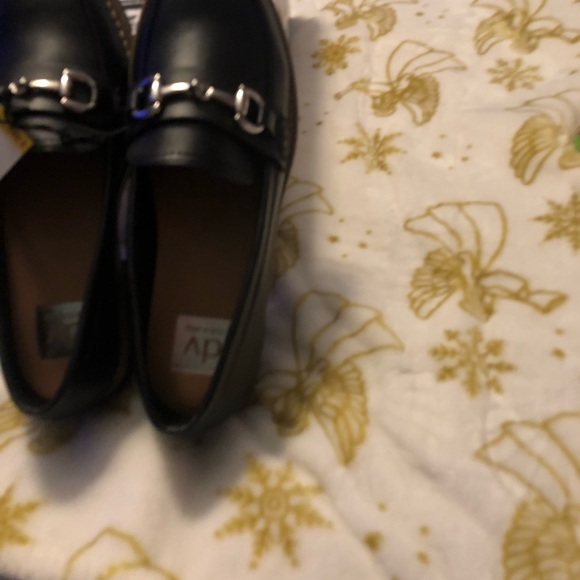 DV Black Loafers with Silver Buckle - Picture 8 of 10